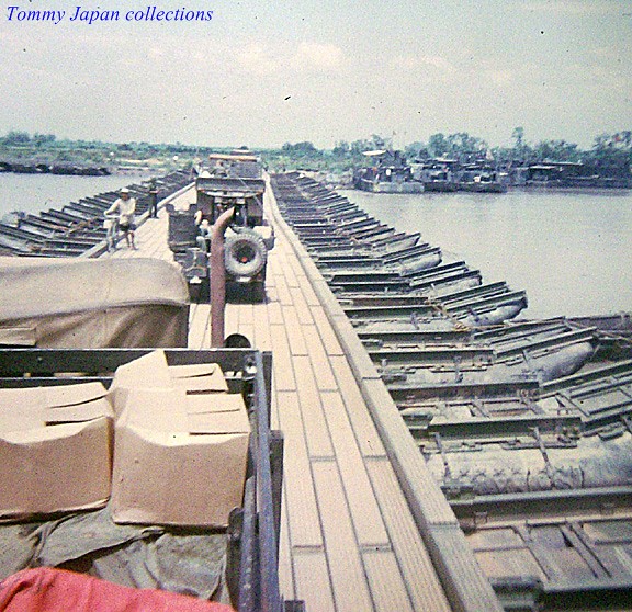 Pontoon bridge at Go Dau Ha 1969-70