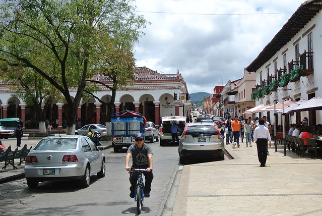 The main square or Zocalo of San Cristobal de las Casas