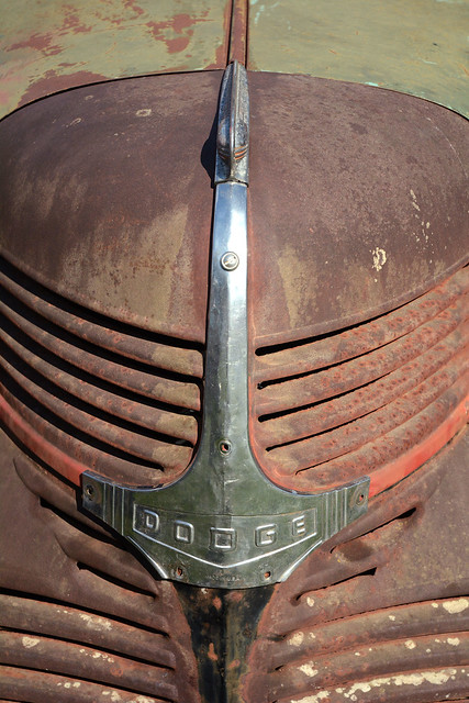 1945 Dodge Flatbed Pickup Hood Detail