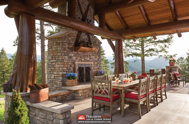 Colorado Handcrafted Home Deck and Outdoor Dining
