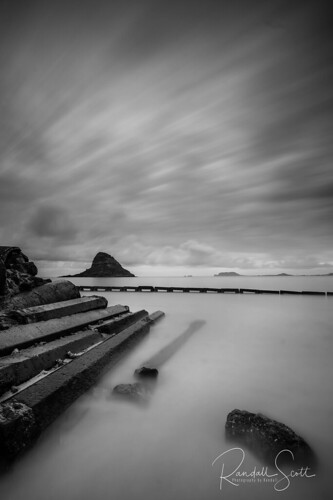 Overcast by #Photography By Randall, Another overcast morning with very little color in the sunrise. I went to Kualoa Beach Park to capt