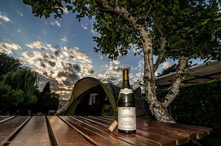 Flickr photo: Sunset at camping La Bruyère in Nolay - Burgundy - France