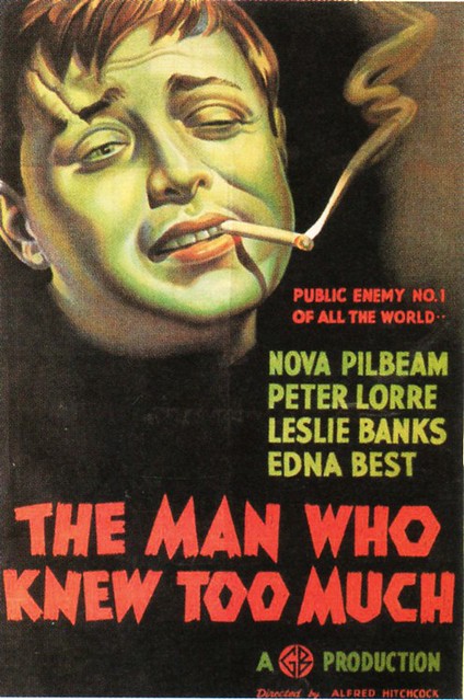 The Man Who Knew Too Much (1934/Gaumont British Pictures) 1 sheet