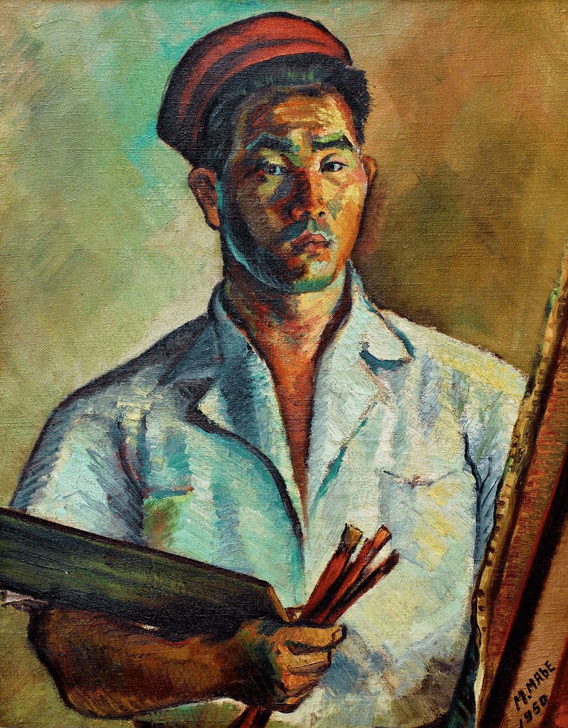 Manabu Mabe (1924-1997) - 1950 Self-Portrait