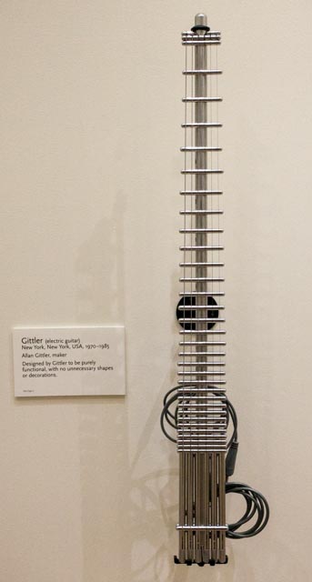 Musical instruments on display at the MIM