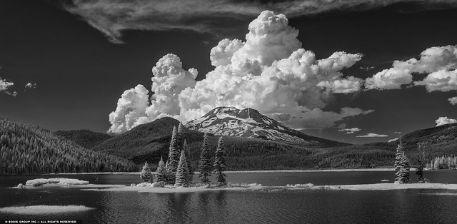 thunderstorm over South Sister
