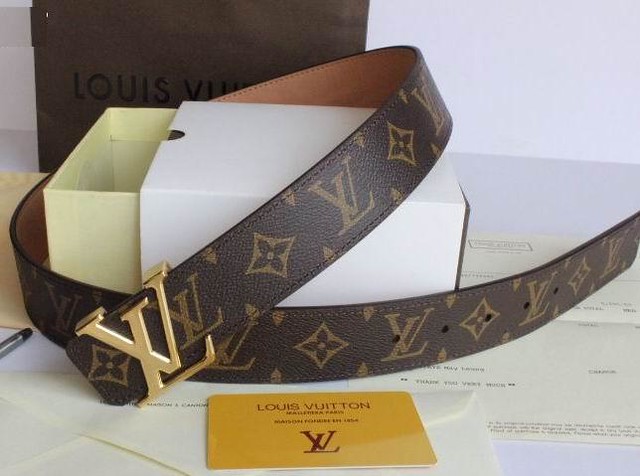 Louis Vuitton Initials Reversible Monogram Brown Belt