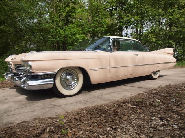 Pink Cadillac Coupe - 1959
