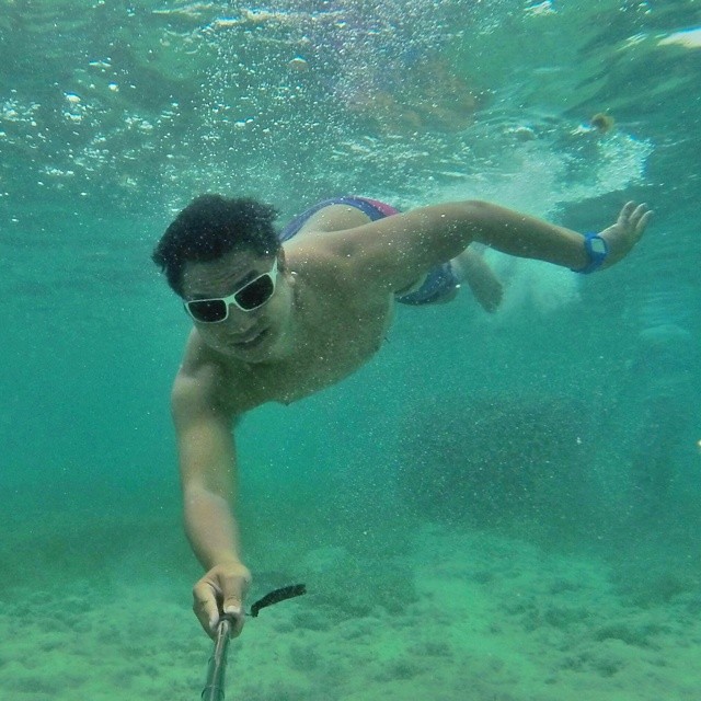 the obligatory underwater selfie+  #underwater #selfie #splunge #Moalboal #cebu #SummerNeverEnds #happiness