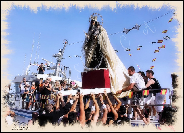 Hermandad Virgen del Carmen Pescaderia Almería: Procesión 2014