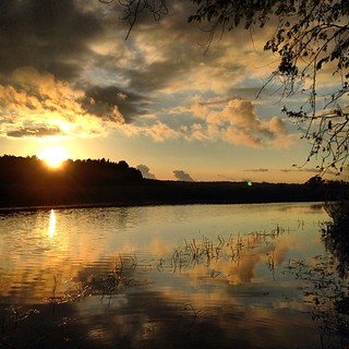 Evening on the Sudbury River.