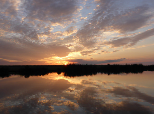 sunset reflections fryslan lauwersmeer zomer2014