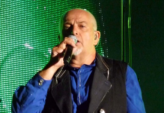 Peter Gabriel on stage