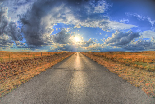 96-365 by Gary Don, road sunset oklahoma highway unitedstates hell line leading hdr fortsupply