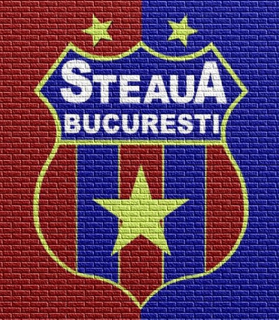 Soccer League Vintage FC Steaua Bucuresti Greeting Card