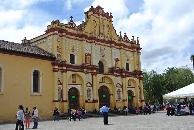 The main cathedral in the centre of San Cristobal de las Casas
