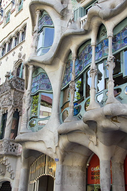 Barcelona - L'Eixample - Passeig de Gràcia - Gaudi's Casa Batlló