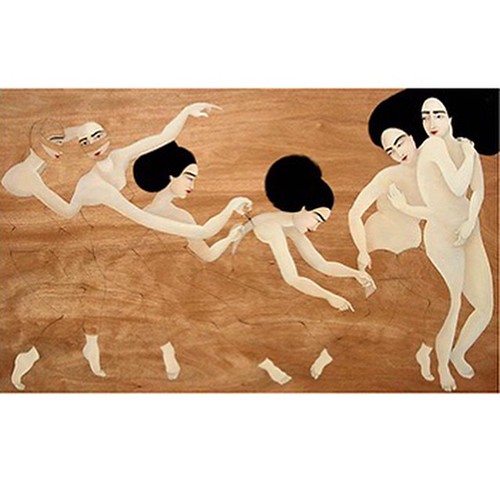 So in love with this artists work!!! Check out Hayv Kahraman #HayvKahraman