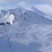 Alp Trida Sattel, kam vyjíždí dvoupatrová kabina ze Samnaun