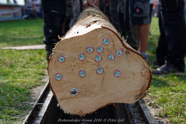 Dechsendorf, Kerwa, 2014, Kerwassamstag, Baum aufstellen