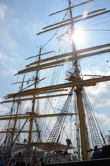 2/8.2014 - Tall Ships in Esbjerg Harbor