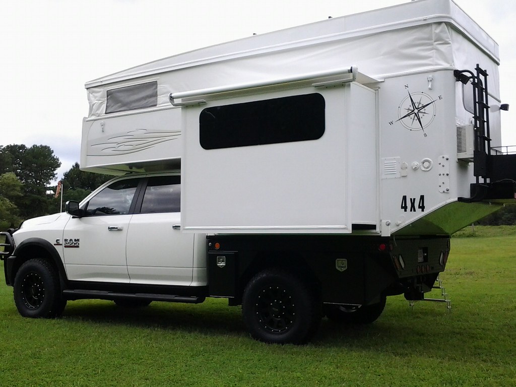 Dodge Flatbed with Custom Phoenix Camper