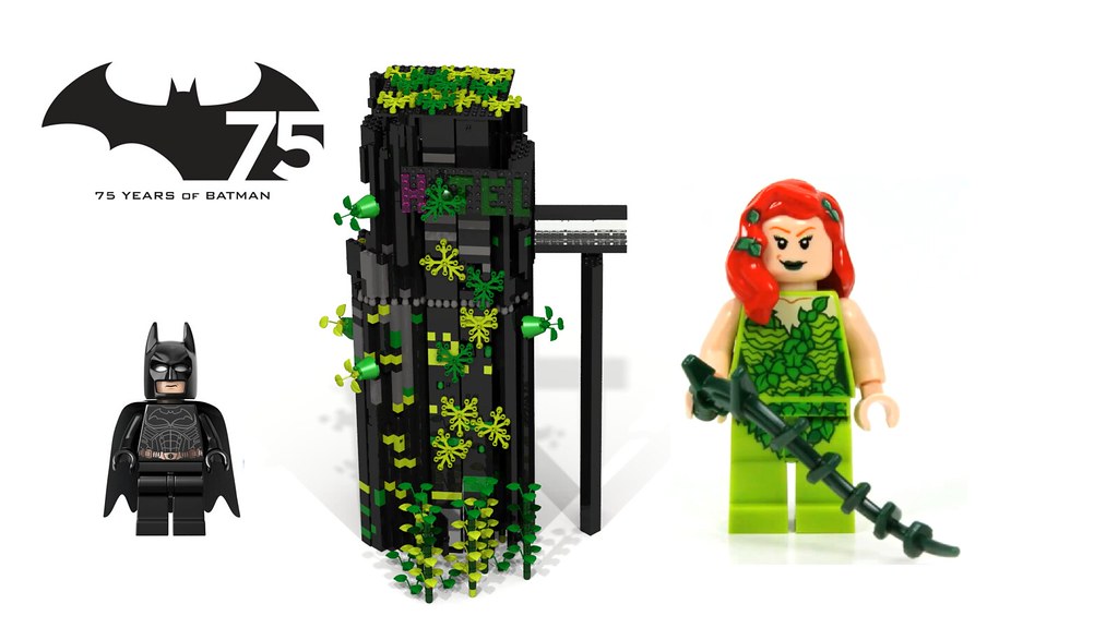 Lego Batman: Poison Ivy's Lair | Built for the Rebrick Batma… | Flickr