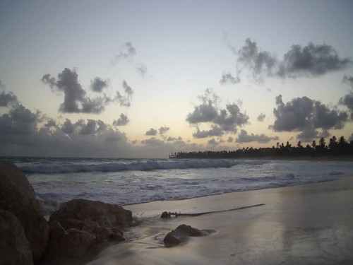 ocean morning beach sunrise video rocks waves dominicanrepublic memories videoclip atlanticocean puntacana bavaro 2013