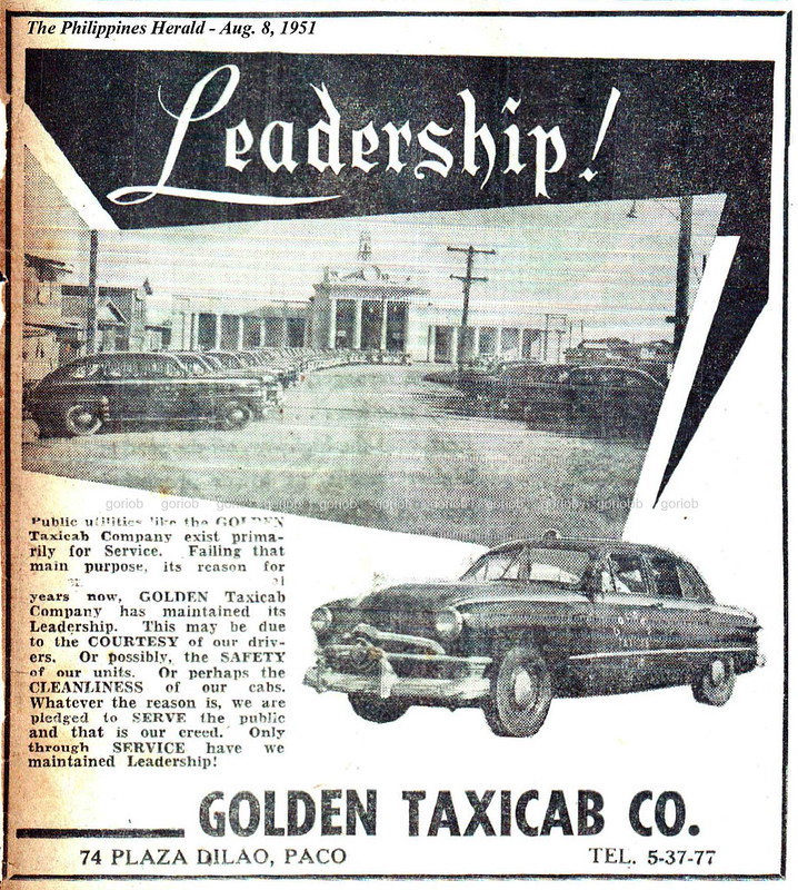 1951 0808 Golden Taxicab Co ad
