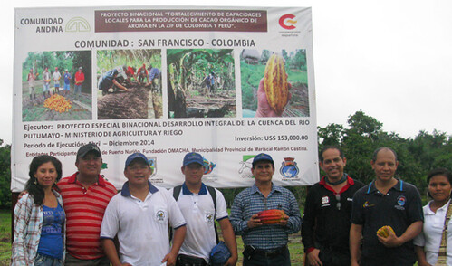 Proyecto binacional “Fortalecimiento de capacidades locales para la producción de cacao orgánico de aroma en la Zona de Integración Fronteriza de Colombia y Perú”
