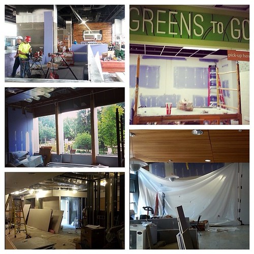#seeblue, see transformation! Check out the progress on some of the new @ukydining spots around campus including KLair, Einstein Bros Bagels, Subway Café, Greens to Go, and Rising Roll Gourmet! #nomnomnom