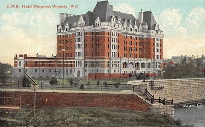 BC Empress Hotel Canada Victoria Details about   Vintage Post Card 