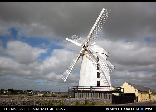 ireland windmill kerry molino tralee irlanda blennerville
