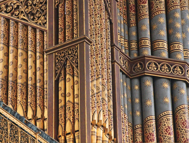 Organ pipes, Rochester Cathedral