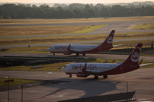 sunrise munich münchen airport planes flughafen sonnenaufgang airberlin flugzeuge