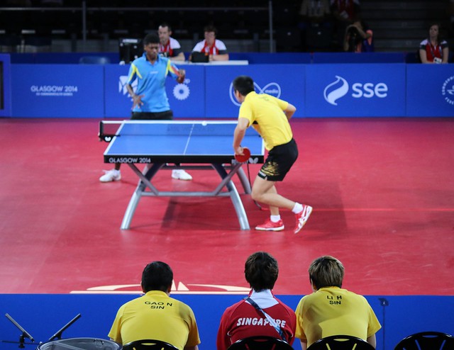 Singapore Table Tennis Team - Glasgow 2014 Commonwealth Games