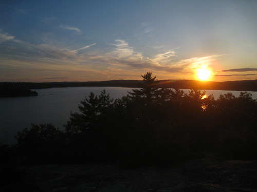 sunset summer sky cliff usa sun sunlight lake wow pretty dusk hiking secret awesome newengland newhampshire august auburn nh spot img4584 massabesiclake