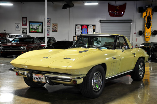 1966 Chevrolet Corvette Sting Ray Convertible by Pat Durkin OC, Marconi Museum - Tustin, CAstingray convertible corvette 425hp 1966chevrolet sunriseyellow 427cuin m