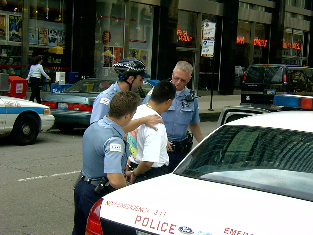arrest in chicago This was one of those shots that I can't… Flickr