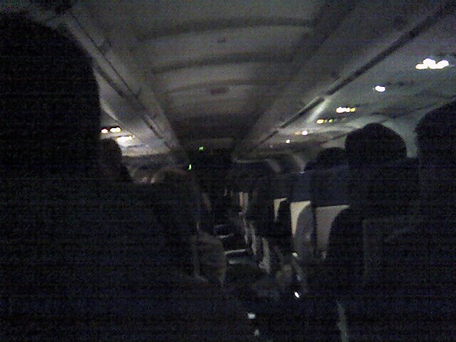 In-Flight, heading to Vegas