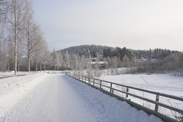 Jynkkä hill on the background