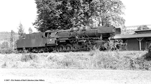 deutschebundesbahn db br50 class050 0504001 steam freight auersmacher saarland germany train railway dampflok zug eisenbahn deutschland locomotive railroad