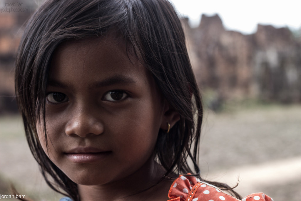 young girl, Siem Reap, Cambodia.
