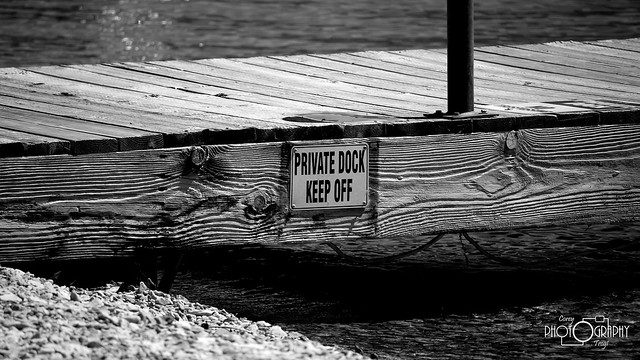 private dock...