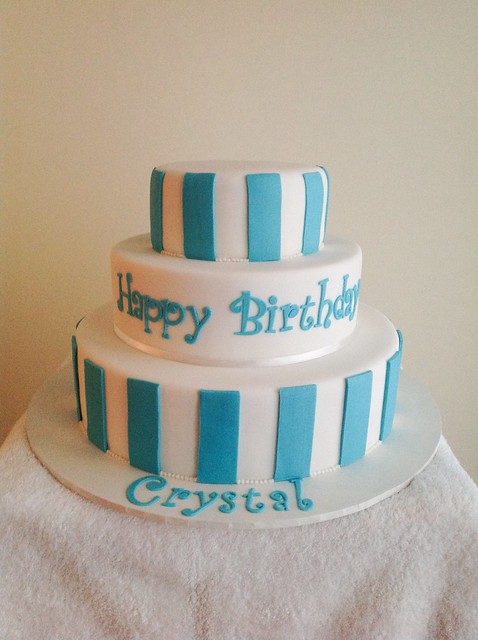 Crystals 15th birthday cake