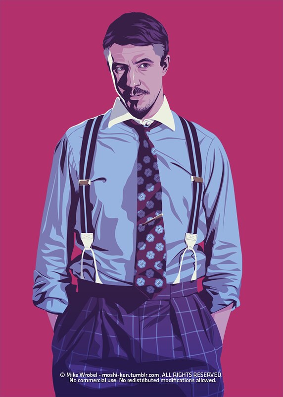 30 Petyr Baelish, Master of Coin, as an 80’s stockbroker.