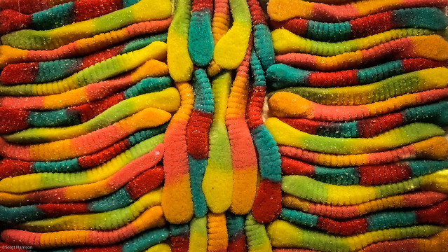 Neon Sour Worms