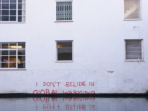 “I don't believe in Global Warming”: Climate change denial by #Banksy