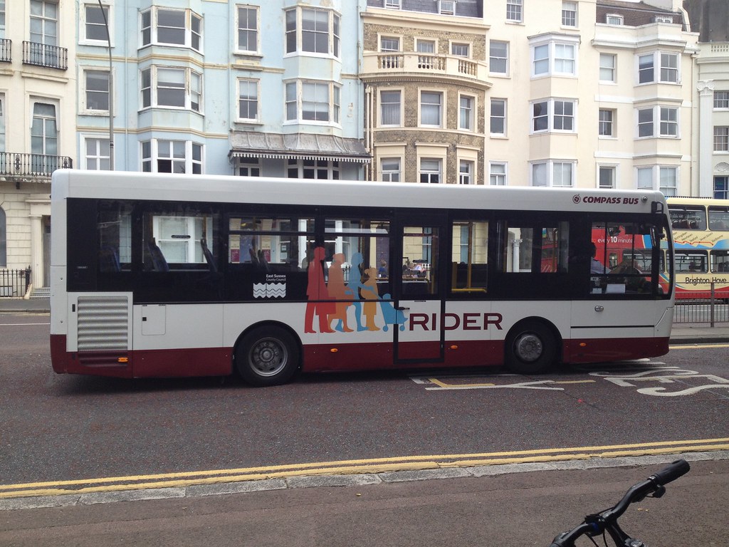 Side View of Compass Travel Rider Bus | Seen here at Old Ste… | Flickr