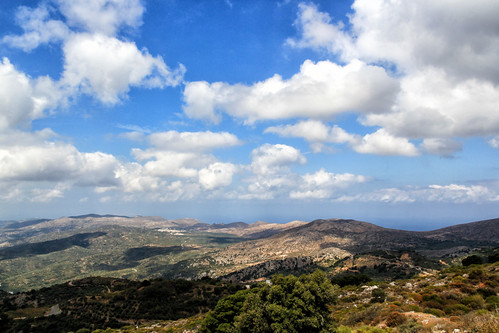 View from Lasithi Plateau by mrholle, sky mountain mountains nature berg weather clouds landscape scenery europa europe heaven view platea